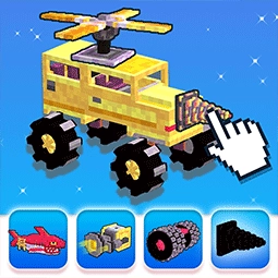 Craftify Car - 3D Voxel Builder & Racing Game